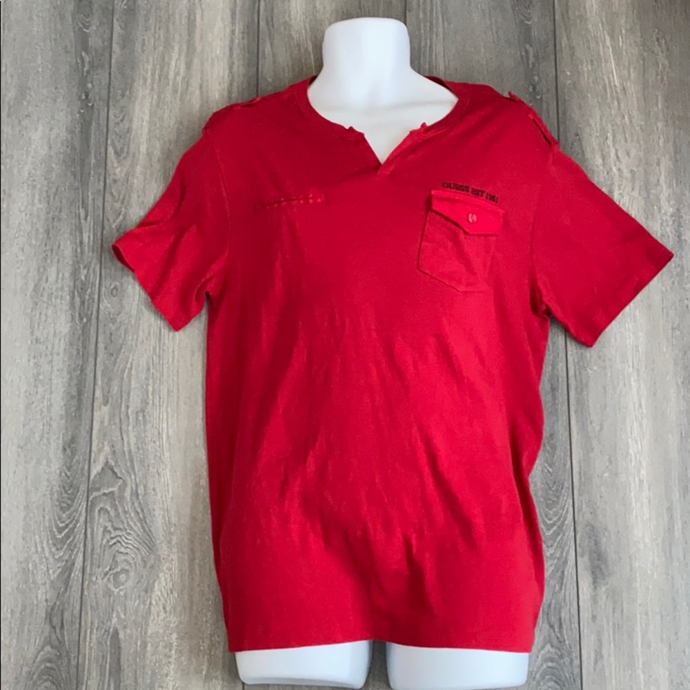Guess V-Neck Tee Shirt